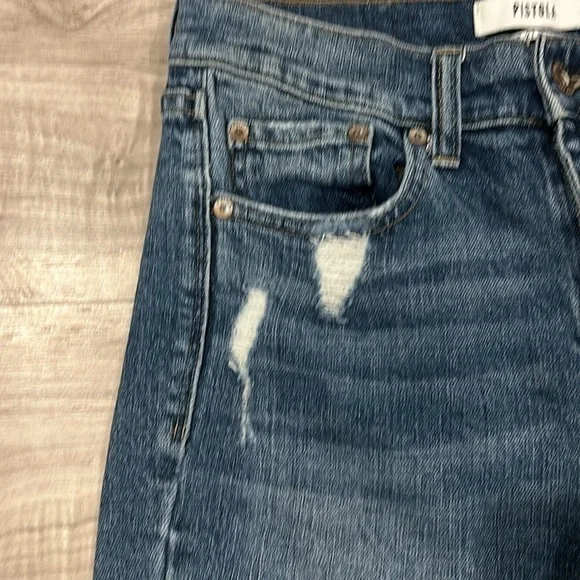 Pistola jeans distressed high rise jeans size 27 - Picture 4 of 11